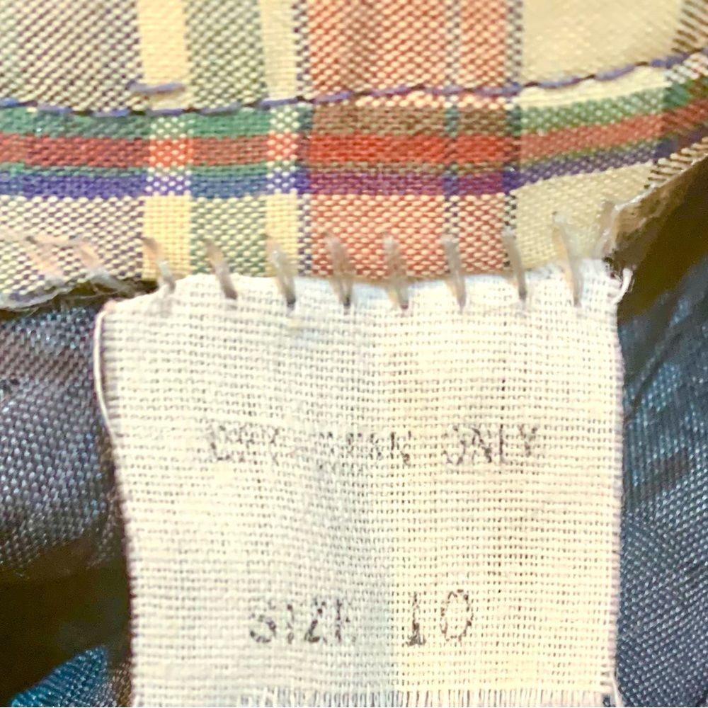 Vintage Plaid Tartan Print Midi Skirt - Picture 3 of 4